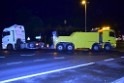 LKW Verfolgung A 3 Rich Oberhausen gestellt mit Nagelbrett Hoehe AS Koeln Dellbrueck P89